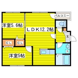 メゾンクー・ドゥ・クールVIの物件間取画像